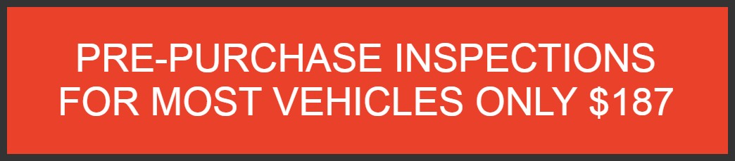 Pre-Purchase Vehicle Inspections